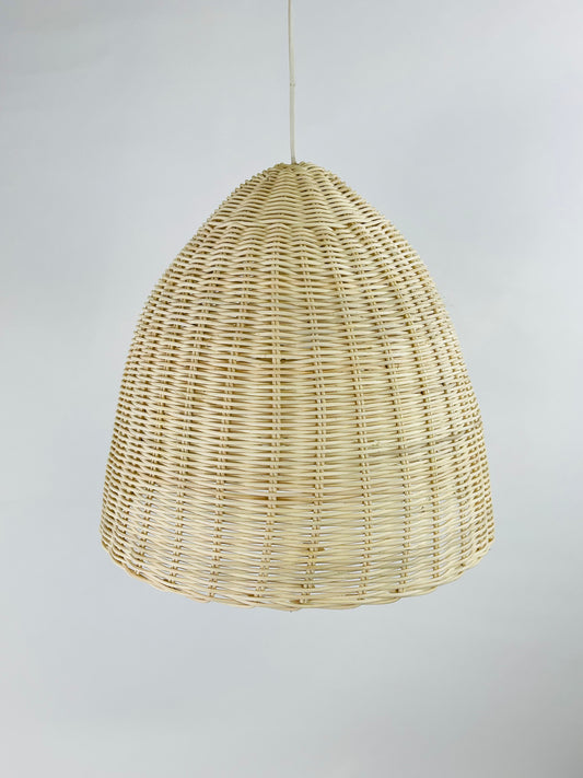 Lampenschirm aus Peddigrohr